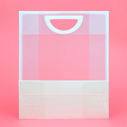 Пакет ПП с вырубной ручкой, прозрачный, 36×30×13 см, белый