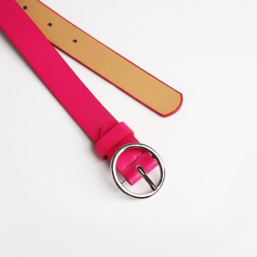 Ремень детский, ширина 2.3 см, винт, пряжка металл, цвет фуксия - Simaland фото 2