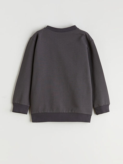 Hayvan Bask?l? Erkek ?ocuk Sweatshirt