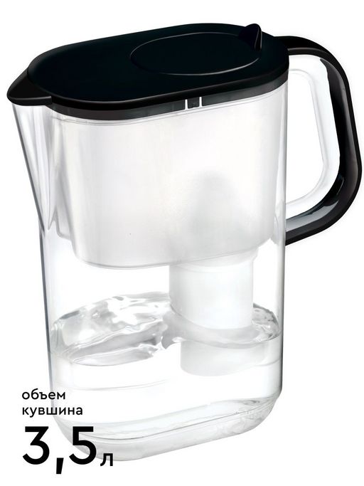-32% Кувшин XL Эверест StyleX 3,5 л, черный Барьер  фото 2