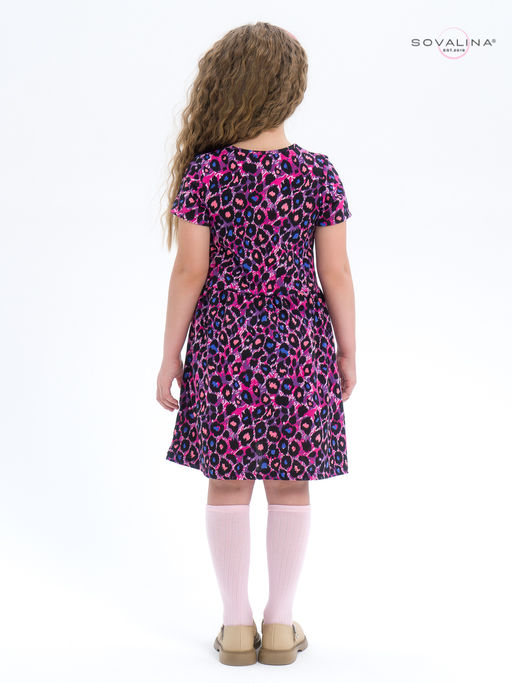 Платье Лето фуксия лео - Sovalina фото 13