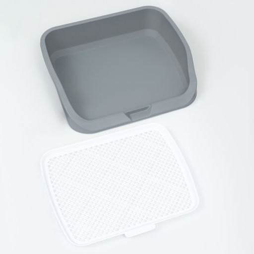 Туалет открытый 53×45×13 см, серый