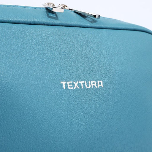 Сумка женская через плечо TEXTURA, маленький размер, цвет голубой  фото 2