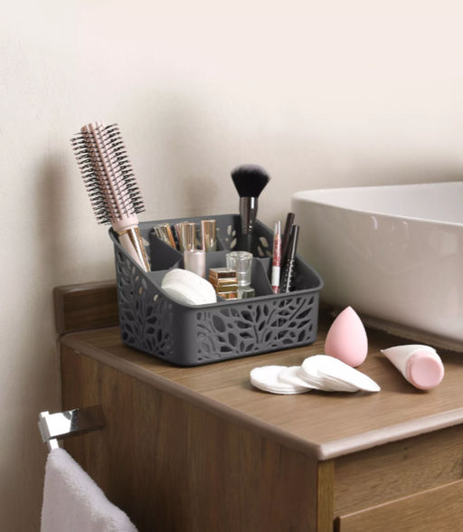 Органайзер настольный Leaves серый