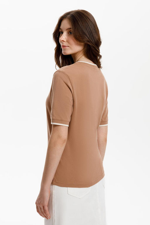 ЕВТ 3308/охра коричневая фуфайка жен