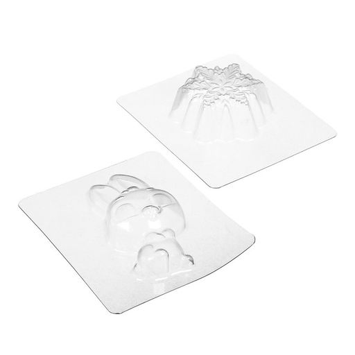 Мыло своими руками на новый год Зимняя ночь, 2 формы, набор для творчества