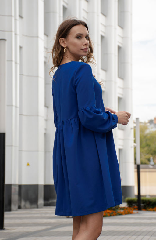 Коктейльное платье индиго - Donna saggia фото 2