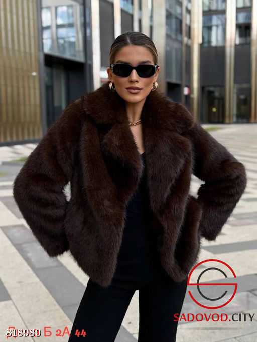 Шуба женская из искусственного меха