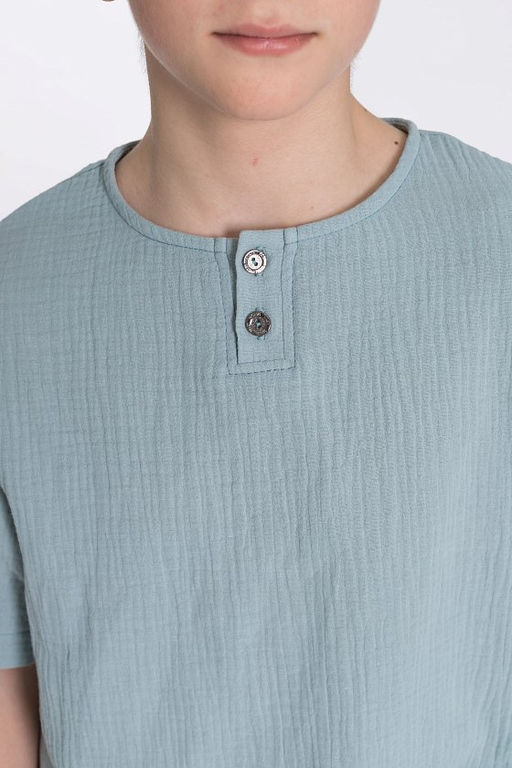 Футболка М223024г Шалфей светлый