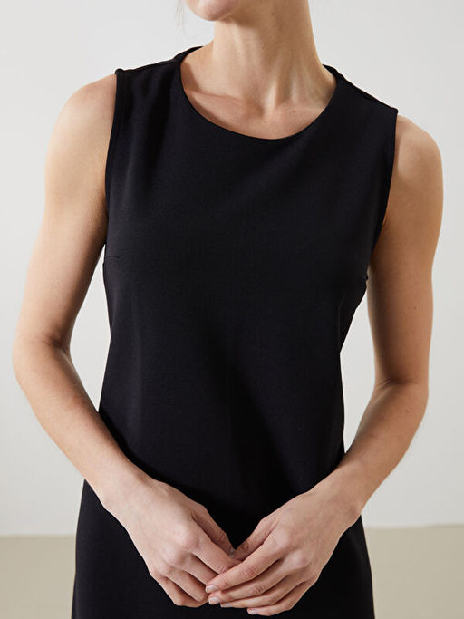 Bisiklet Yaka A Kesim Elbise