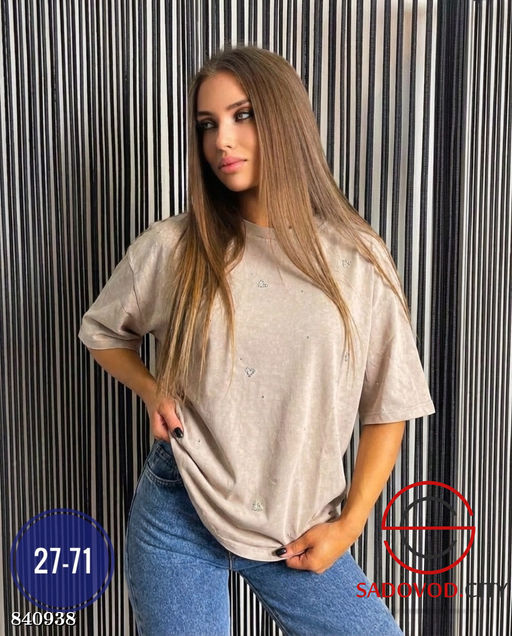 Футболка женская из хлопка