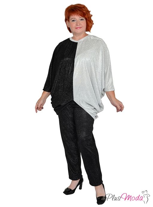 БРЮКИ МОДЕЛЬ №1376 РАЗМЕРЫ 44-84 - Plus moda фото 3