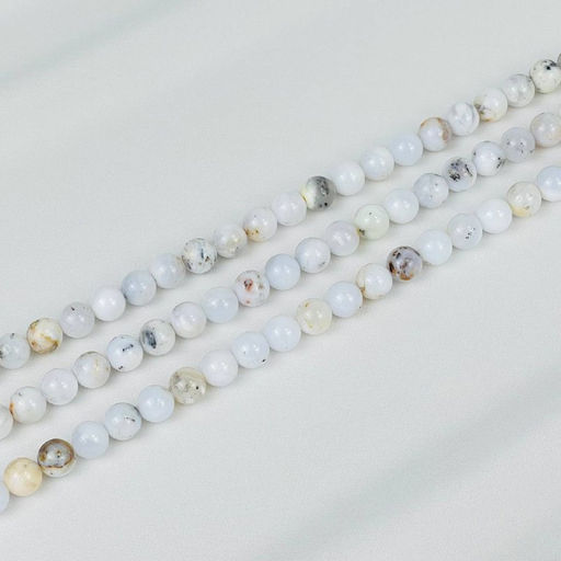 Бусины для украшений из Кахолонга (46 бусин) 39 см