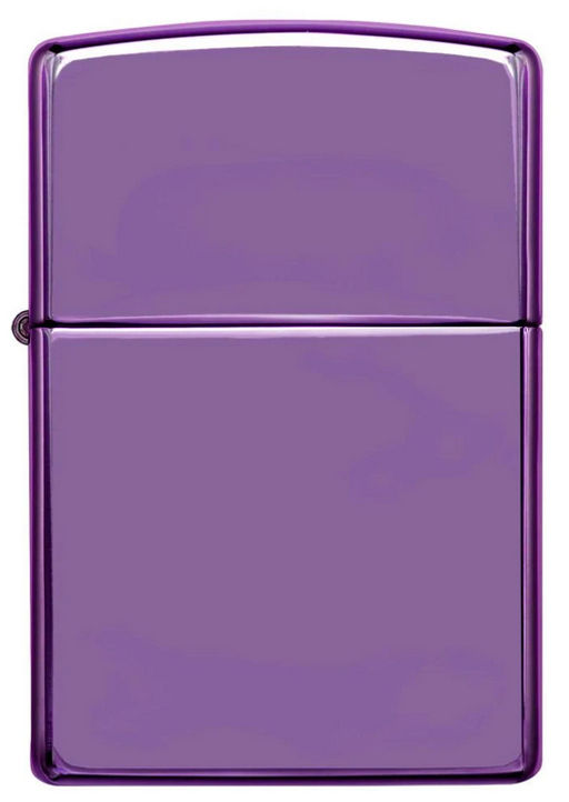 Зажигалка ZIPPO с глянцевым фиолетовым покрытием | High Polish Purple 24747  фото 2