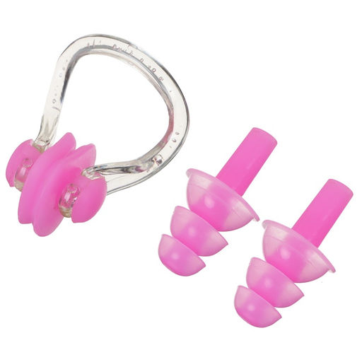 Набор для плавания ONLYTOP: зажим для носа, беруши, МИКС