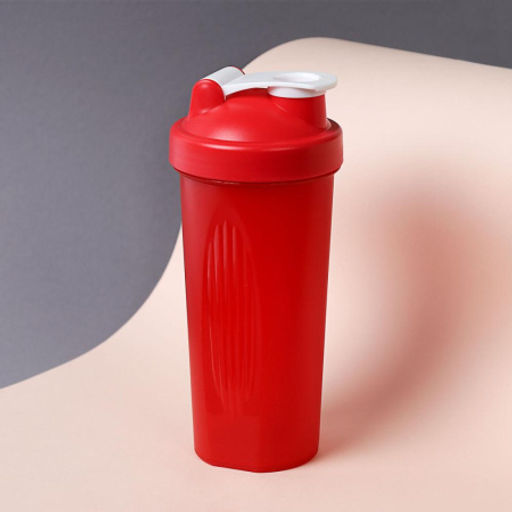 Бутылка/Шейкер SIMPLE SHSA-600 красный, для спортивного питания 600ML/уп72 - Галеонтрейд фото 5