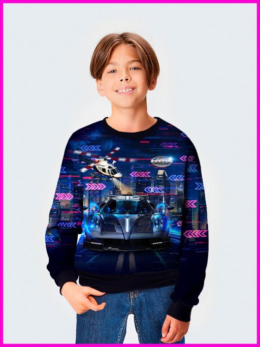 Свитшот "Pagani",темно-синий