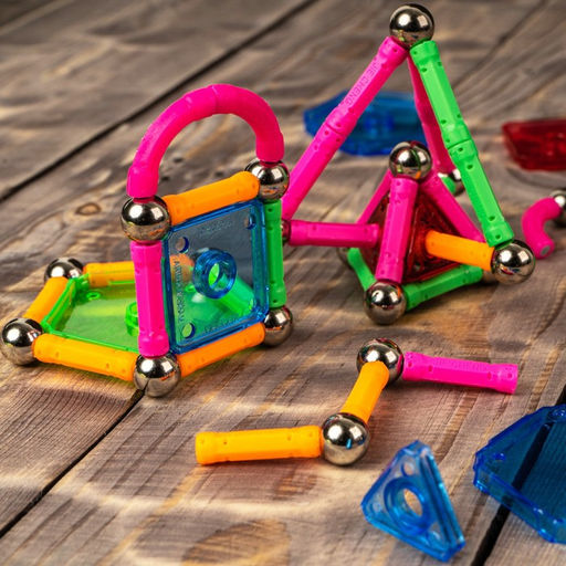 Конструктор магнитный Необычные фигуры, 108 деталей - Unicon фото 8