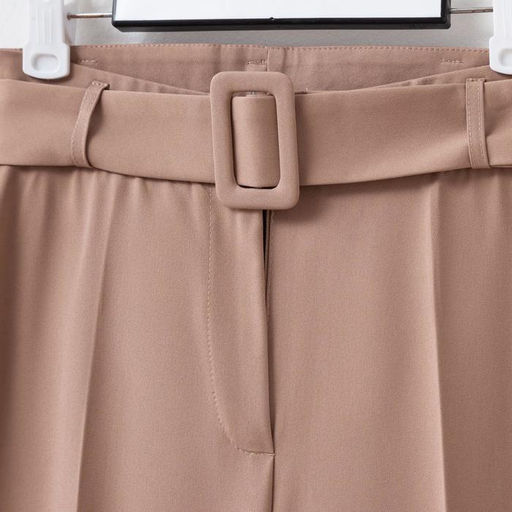Брюки женские классические MINAKU: Casual Collection, бежевые, размер 42