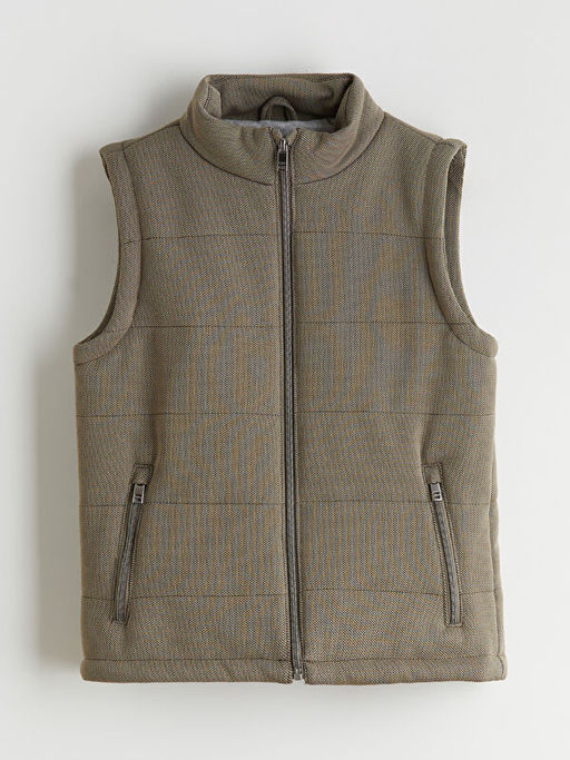 Dik Yaka Erkek ?ocuk Yelek