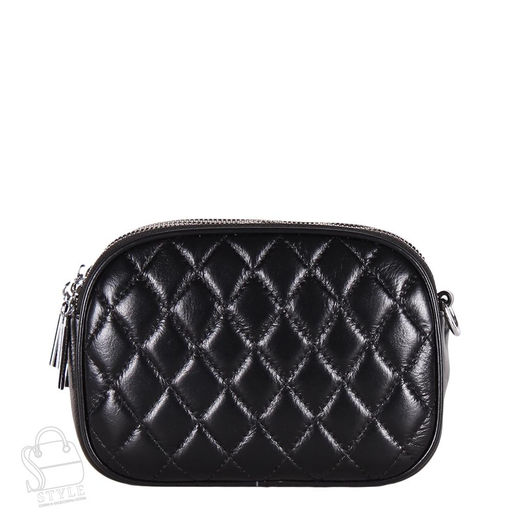 Сумка женская кожаная 0703C black Polina&Eiterou/30  в Новосибирске