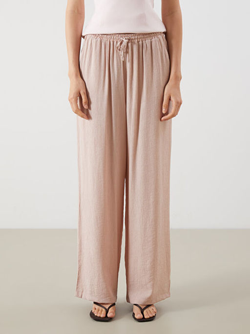 Beli Lastikli Dokulu Kad?n Pantolon