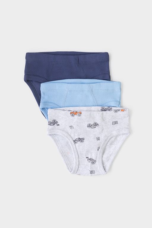 К 1928-3уп/стальной,небесный,св.сер.меланж,гонки, трусы/ уп