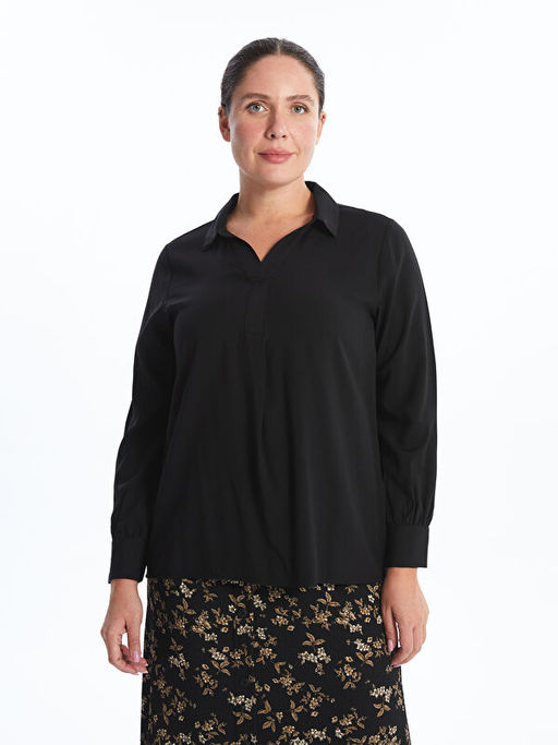 G?mlek Yaka Kad?n Bluz