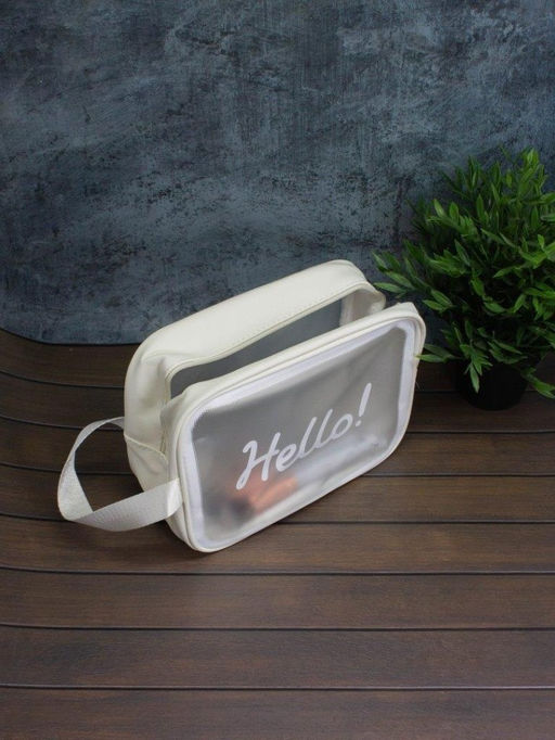 Косметичка "Hello", white (18х25х11 см)