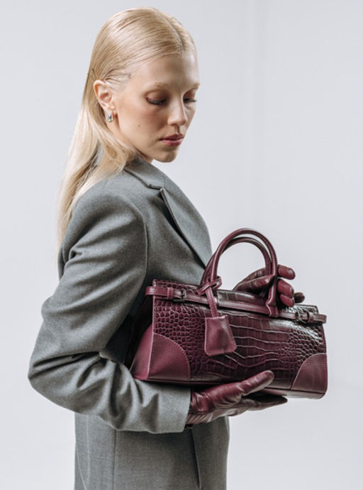 Сумка Lanotti CROCO LINE 8346/фиолетовый