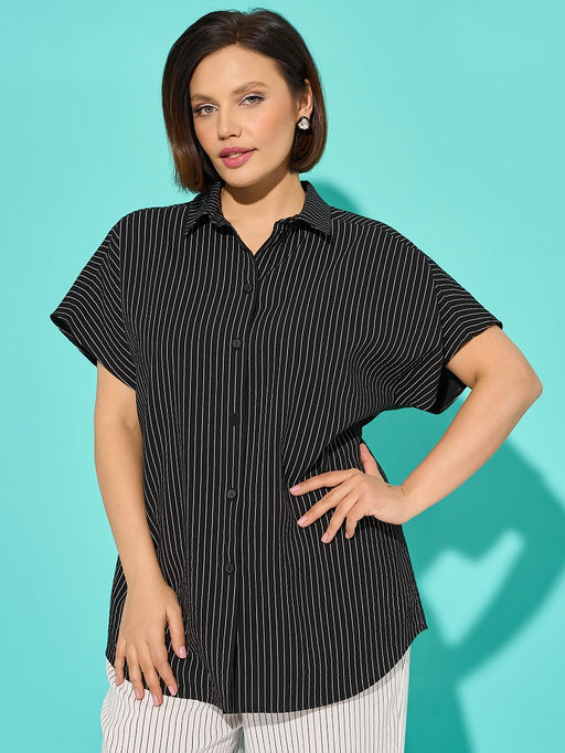 Рубашка 0293-1а черный кварц