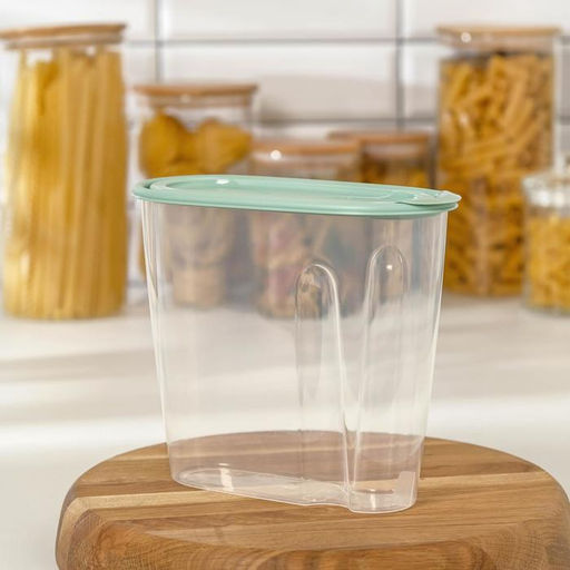 Ёмкость для хранения сыпучих продуктов IDEA, 1.5 л, пластик, МИКС