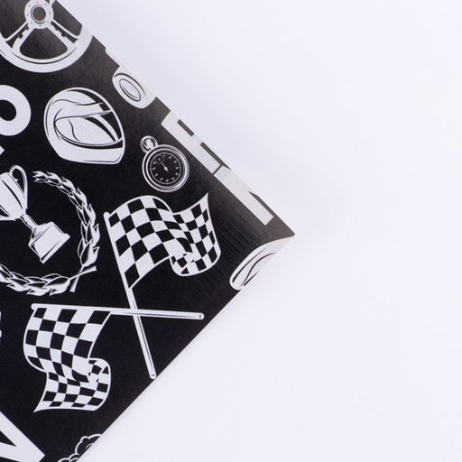 Цена за 10 шт. Бумага упаковочная глянцевая двухсторонняя «Брутальность», 50 х 70 см