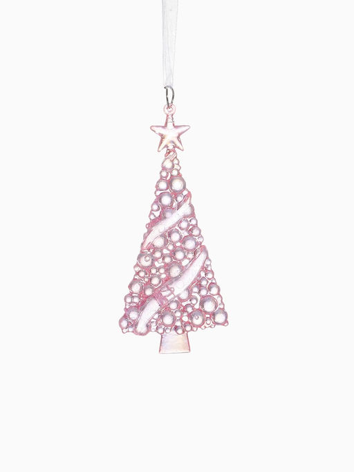 Цена за 2 шт. Ёлочная игрушка Зимнее волшебство. Елочка воздушная, 135.5 см, сиреневый перелив фото 9