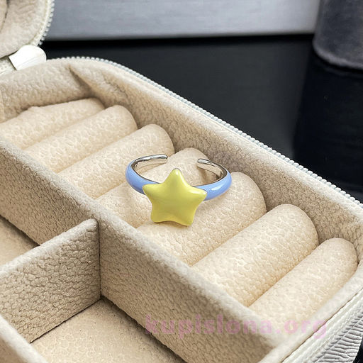 Кольцо Yellow star