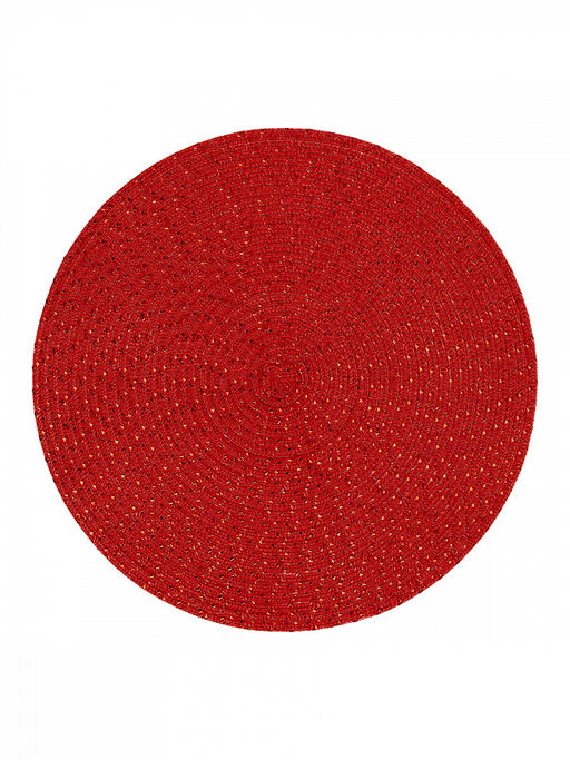 Салфетка сервировочная D36, 1 штука красный полиэстер - Denastia фото 3