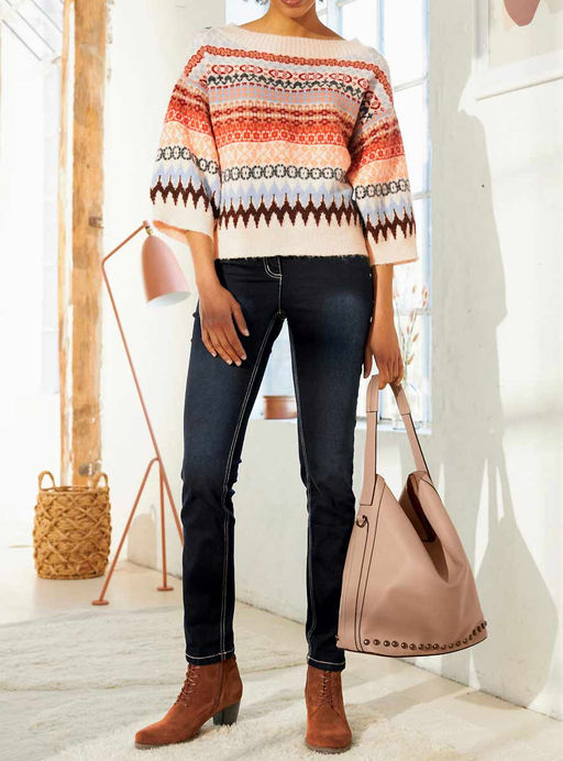 Пуловер, бежевый - Linea tesini фото 5