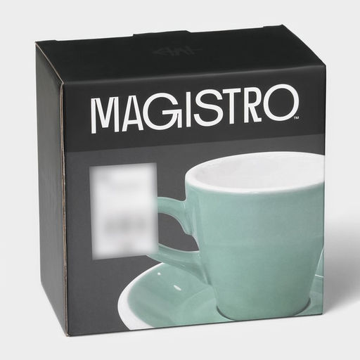 Кофейная пара фарфоровая Magistro Coffee time, 2 предмета: чашка 180 мл, блюдце d=14,5 см, цвет бирюзовый  фото 9