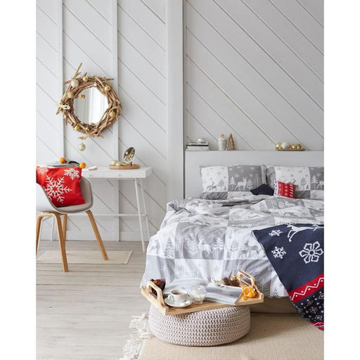 Постельное белье LoveLife 1,5сп New year forest 143*215см,150*225см,50*70см-2шт фото 13