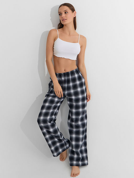 Брюки домашние женские в клетку - Mark formelle фото 6