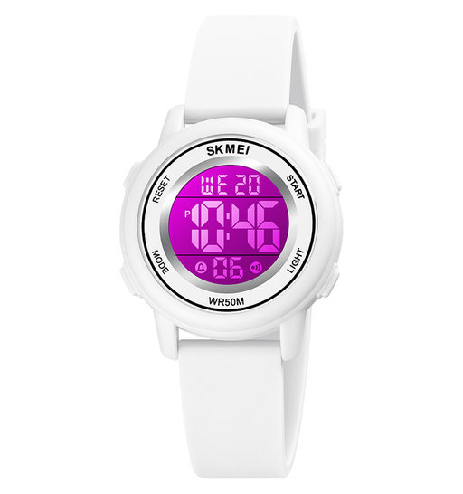 Детские наручные часы электронные Skmei 1721white