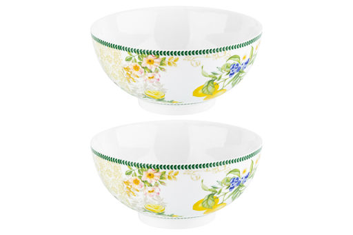 Набор 2 салатников 15*15*7 см 700 мл Лимоны NEW BONE CHINA - Elan gallery фото 7