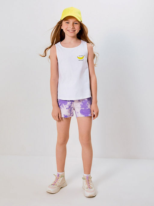 ACOOLA / Майка детская для девочек Shakira белый  фото 3