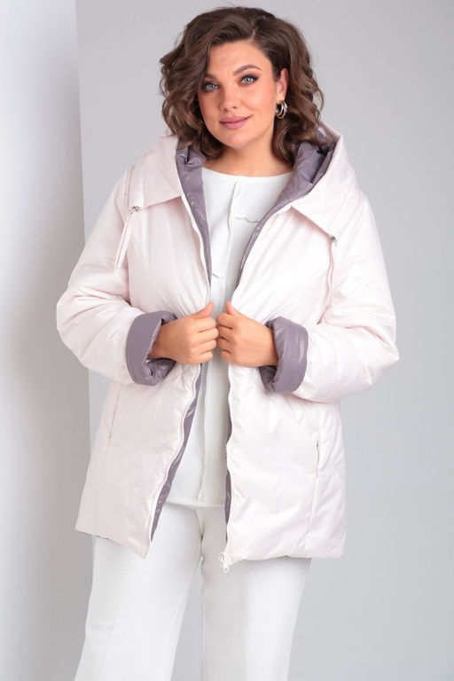 Куртка Diamant 1914-Р беж-какао фото 38