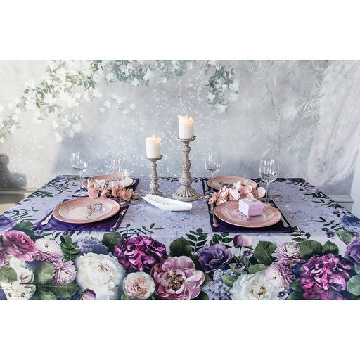 Набор кухонный Этель. Цветочный этюд: скатерть 180?150 см, салфетки 40?40 см-8 шт., 100% хлопок