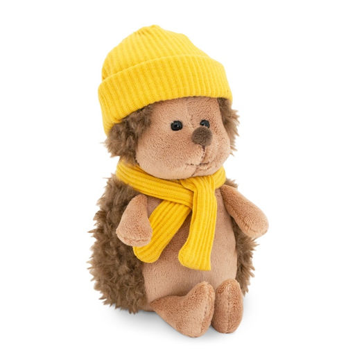 Мягкая игрушка «Ёжик Колюнчик: в жёлтой шапке», 15 см