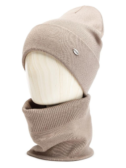 Шарф жен. виск+каш+нейл 22х23 LB-C57010-22 - Labbra фото 3