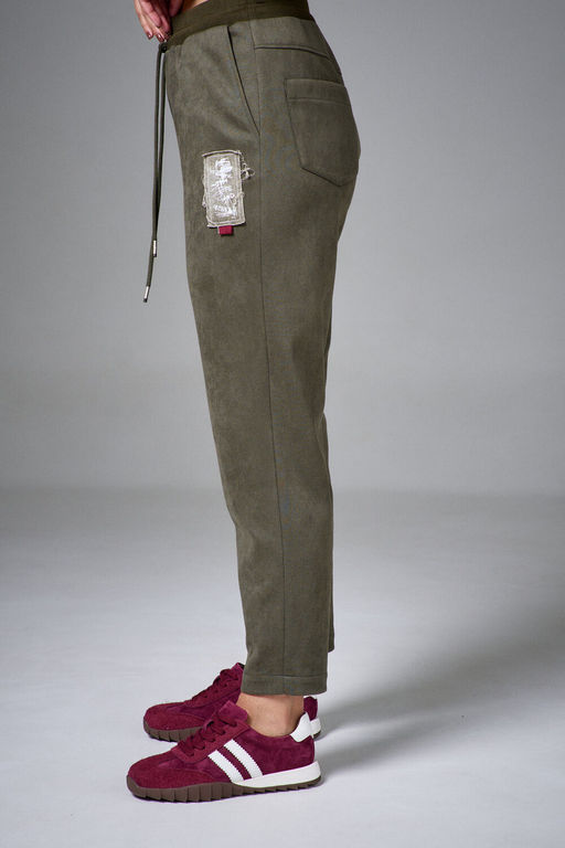 Брюки AVE RARA 4154 оливковый зеленый фото 2