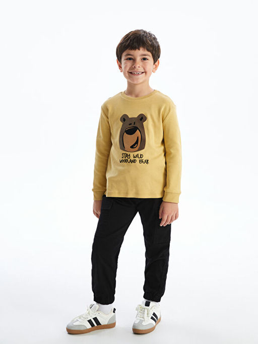 Beli Lastikli Erkek ?ocuk Jogger Pantolon