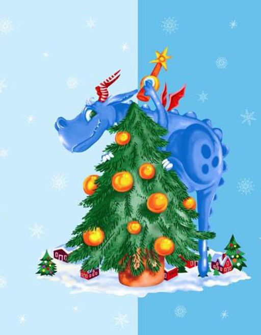 Комплект вафельных полотенец 48*60 см, 3 штуки (Веселые драконы) - Ивановотекстиль фото 9